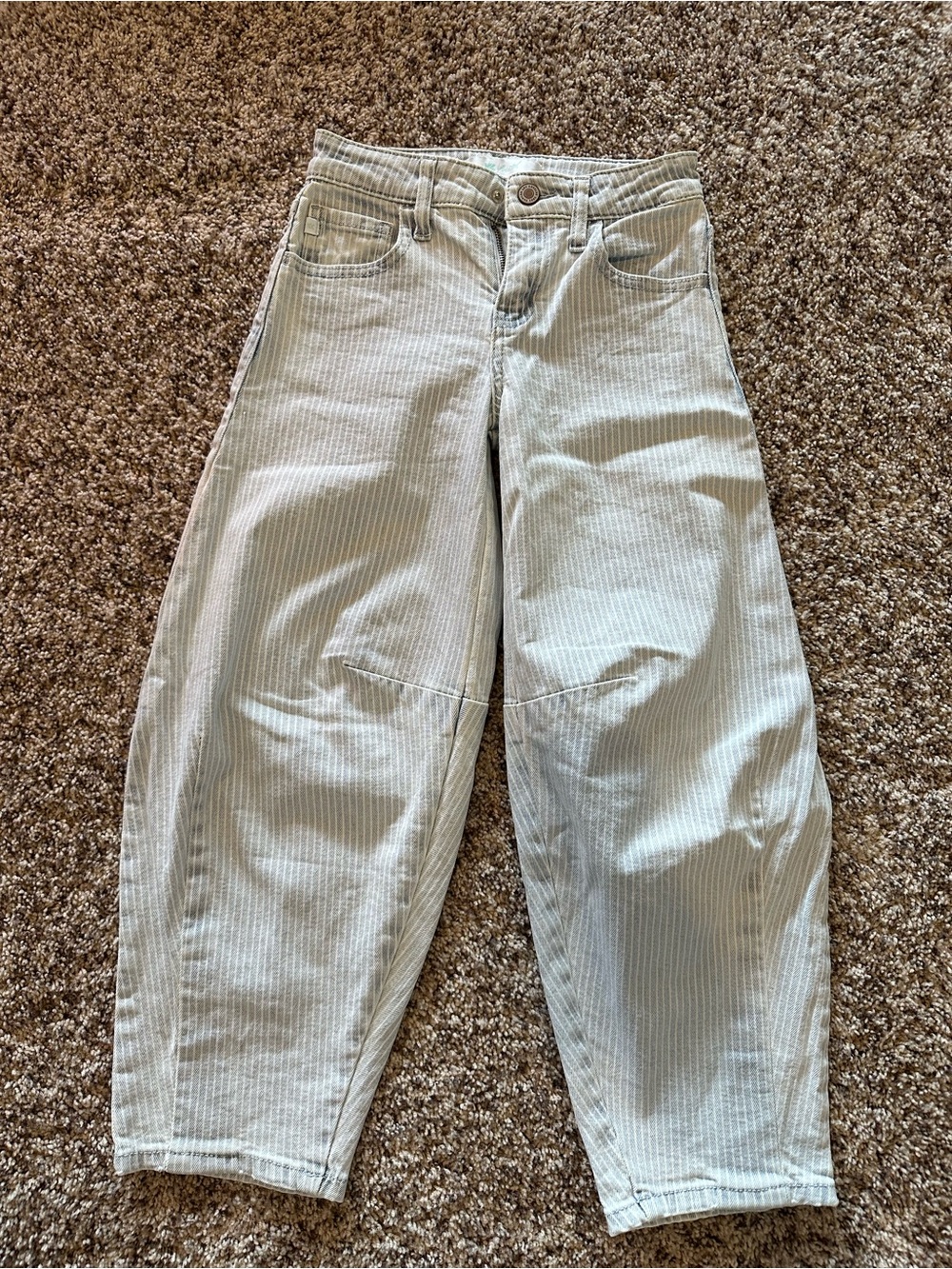 Girls KanCan High-Rise Straight Leg Jeans in Light Blue